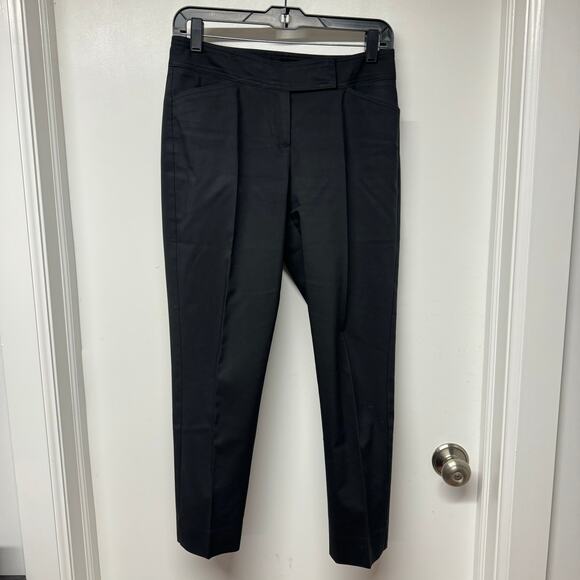 Talbots Womens Black Tapered Ankle Dress Pants Work Trousers Size 2P Petite - Picture 1 of 9